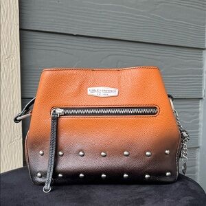 Harley Davidson Orange Ombré crossbody bag
